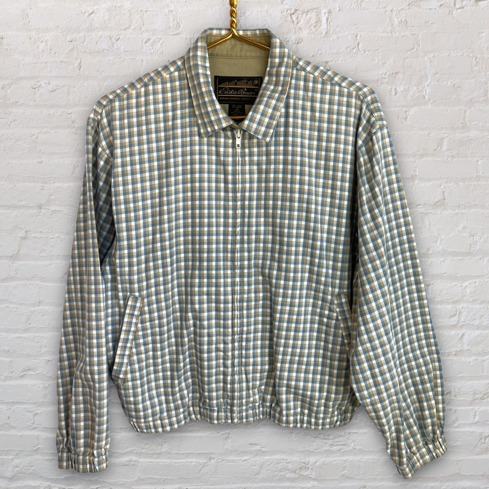 VTG Eddie Bauer Outdoor Outfitter Gingham Jacket